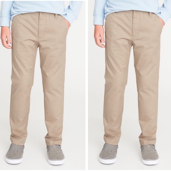 boys slim uniform pants